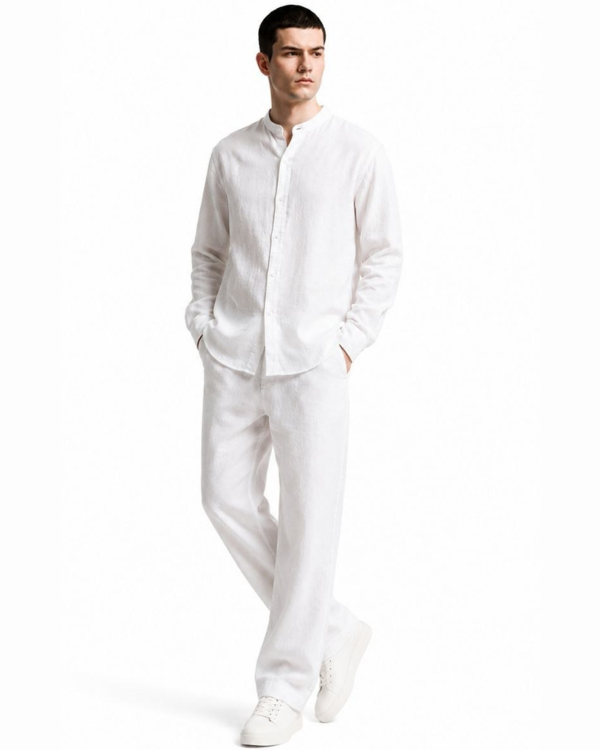 Linen Long Sleeve Set