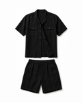Linen Short Sleeve Set