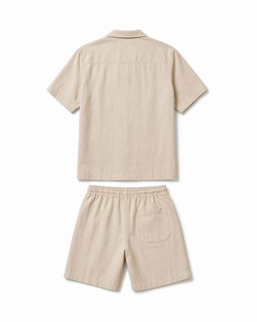 Linen Short Sleeve Set