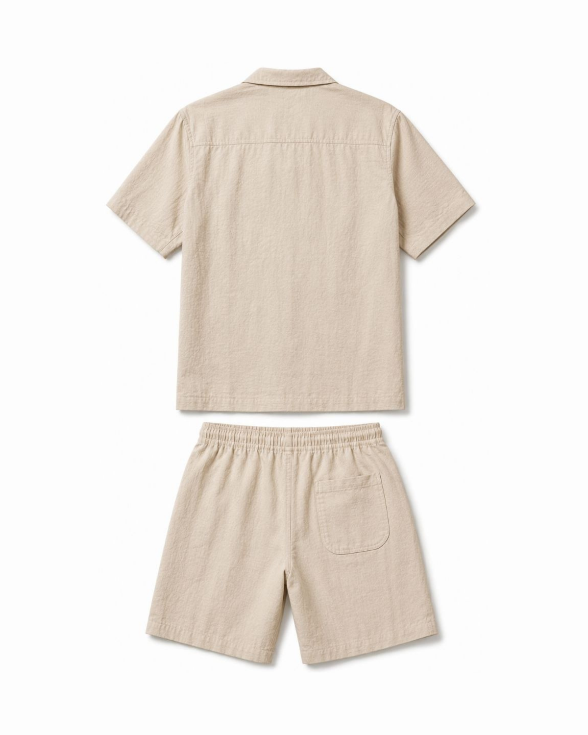 Linen Short Sleeve Set