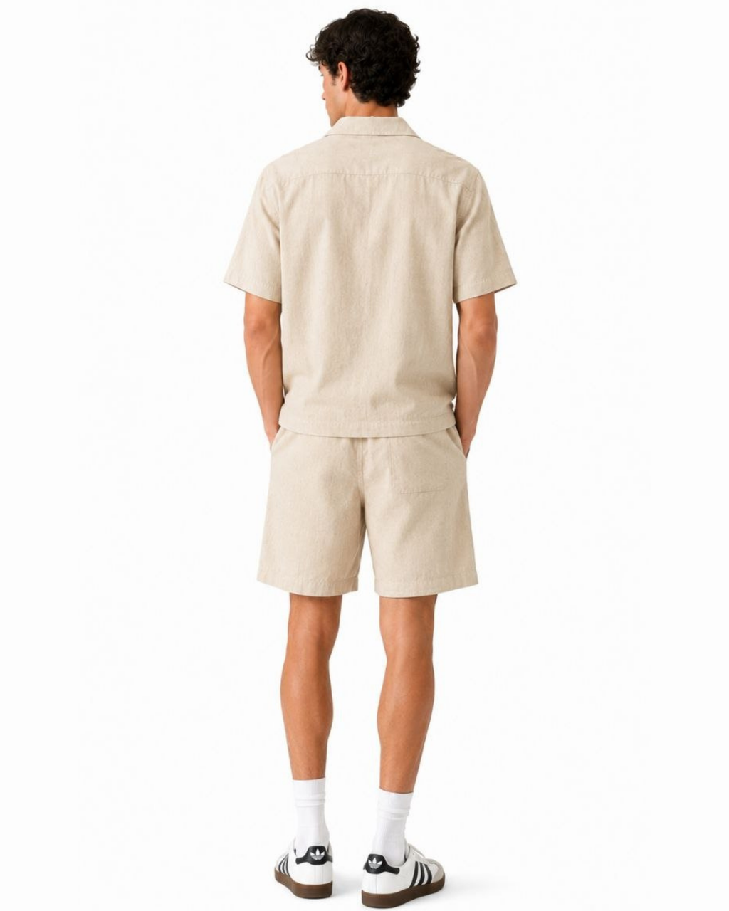 Linen Short Sleeve Set