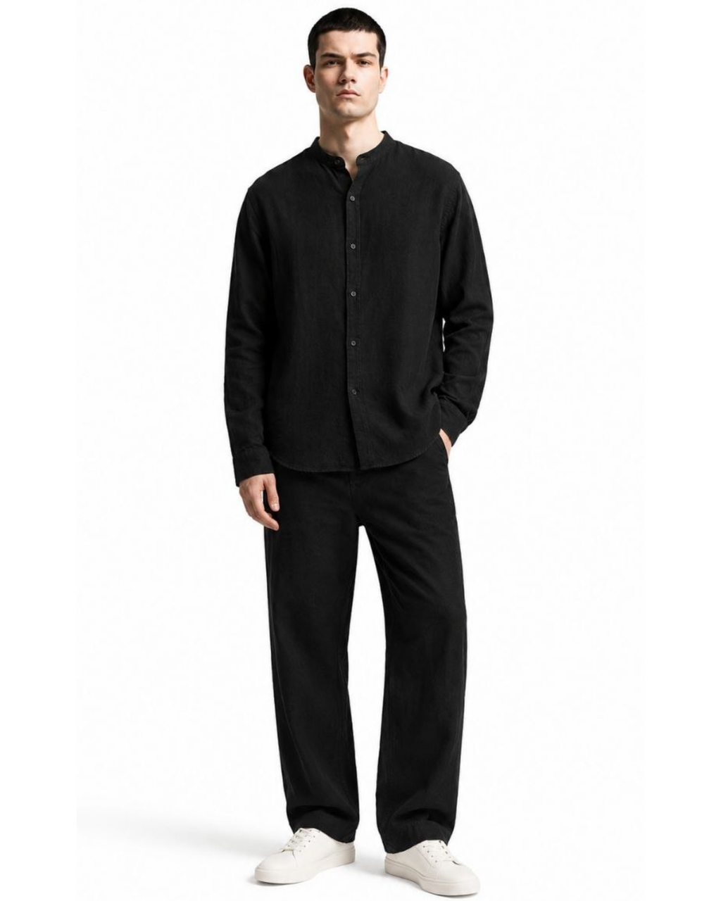 Linen Long Sleeve Set